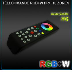 Télécommande Radio RGBW 8 Zones