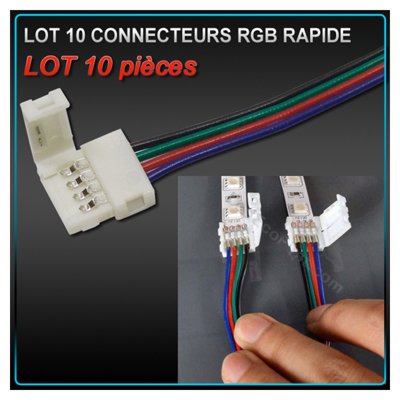 Connecteur rapide RGB - Life in led