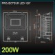 Projecteur LED 100W 4500K 13145Lm