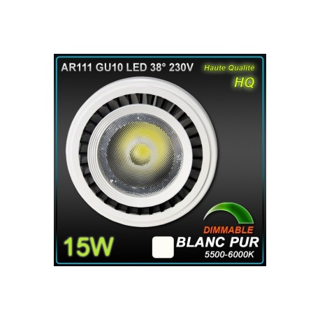 AR111 GU10 15W LED COB EPISTAR