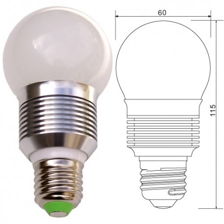 Ampoule LED E27 6W EDISON